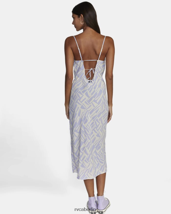 RVCA Sinclair Midikleid BF4L8X1654 Kleidung kosmischer Himmel Frauen