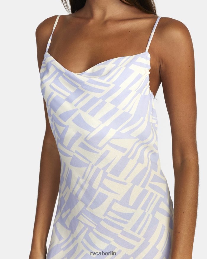 RVCA Sinclair Midikleid BF4L8X1654 Kleidung kosmischer Himmel Frauen