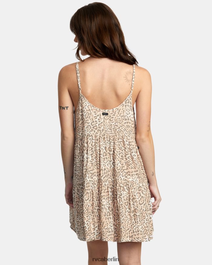 RVCA Slice-Minikleid BF4L8X1426 Kleidung Creme Frauen