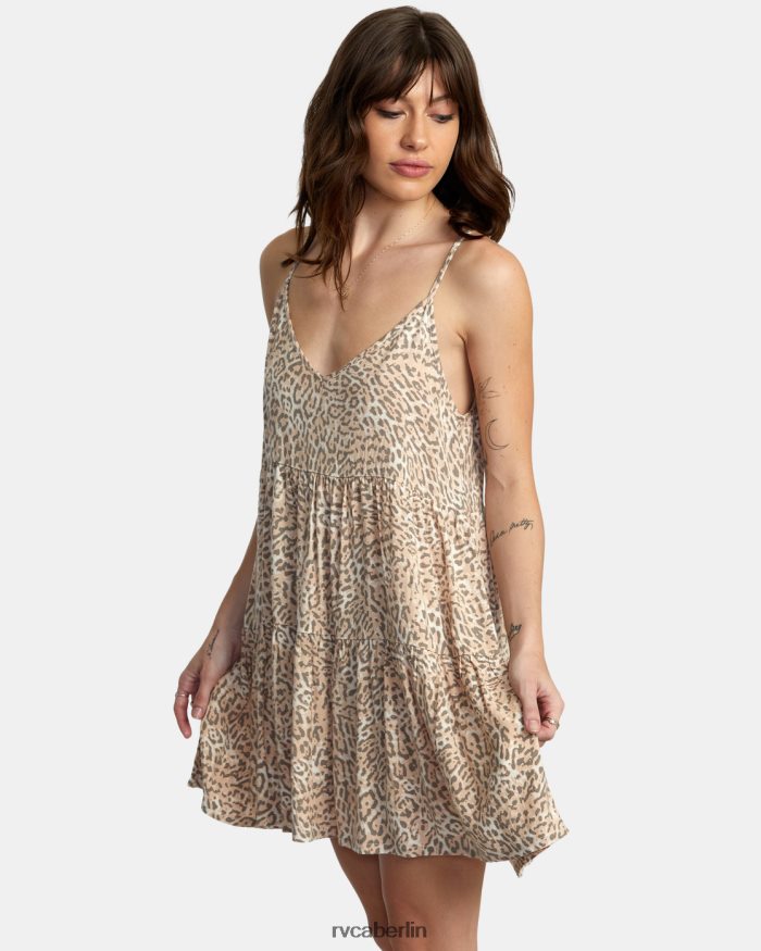 RVCA Slice-Minikleid BF4L8X1426 Kleidung Creme Frauen