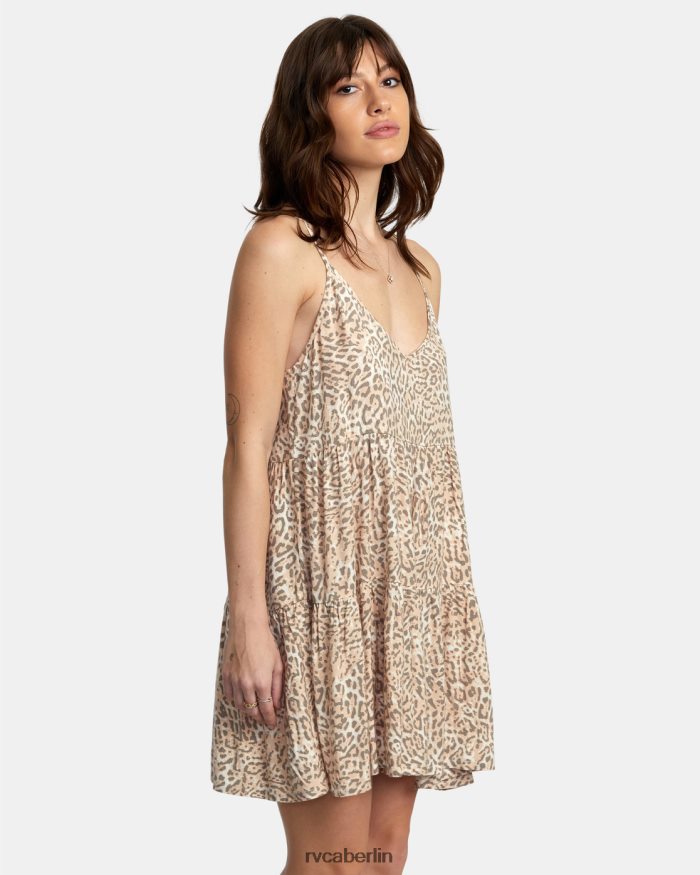 RVCA Slice-Minikleid BF4L8X1426 Kleidung Creme Frauen