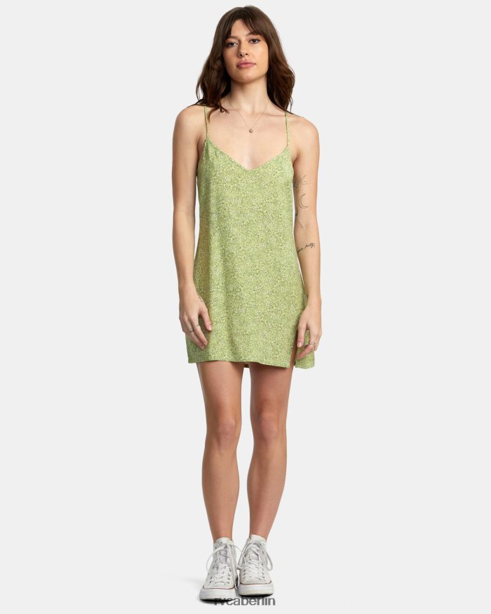 RVCA Slip-Up-Minikleid BF4L8X1600 Kleidung Farn Frauen