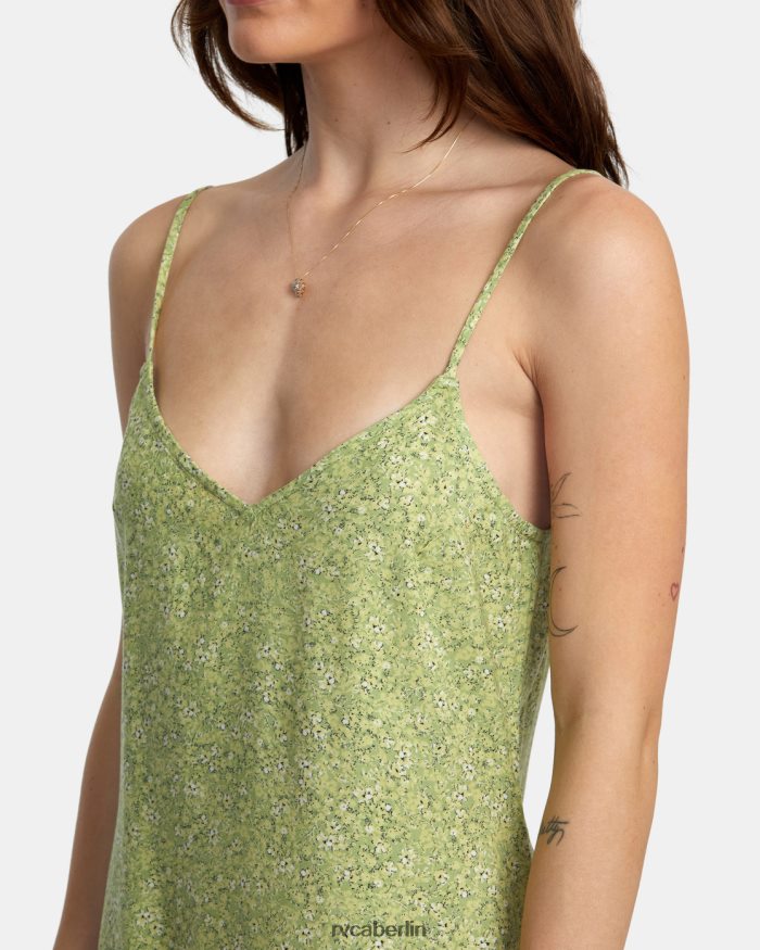 RVCA Slip-Up-Minikleid BF4L8X1600 Kleidung Farn Frauen
