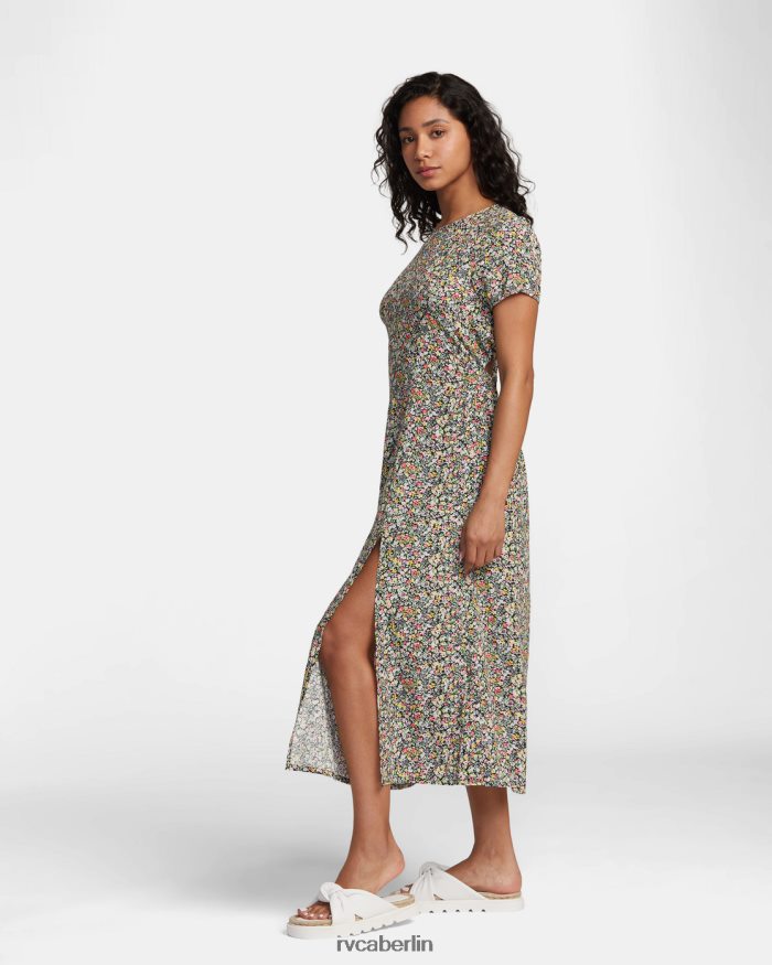 RVCA Traumlandschaftskleid BF4L8X1365 Kleidung grüner Blitz Frauen