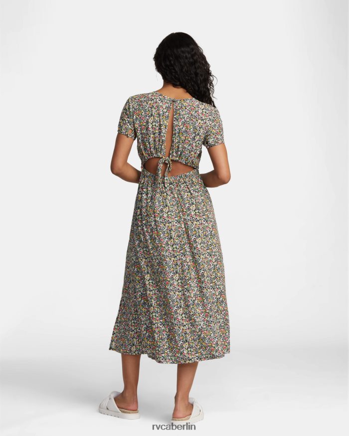 RVCA Traumlandschaftskleid BF4L8X1365 Kleidung grüner Blitz Frauen