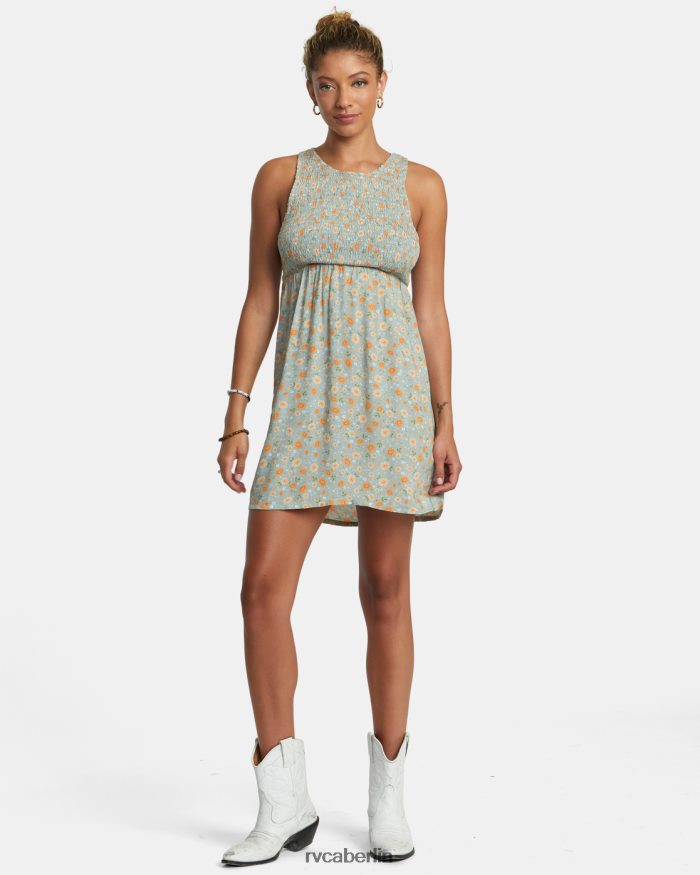 RVCA Trigger-Minikleid BF4L8X1169 Kleidung Schiefer Frauen