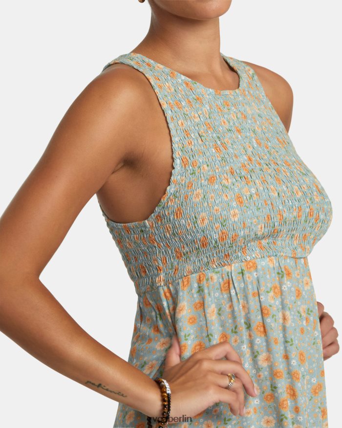 RVCA Trigger-Minikleid BF4L8X1169 Kleidung Schiefer Frauen