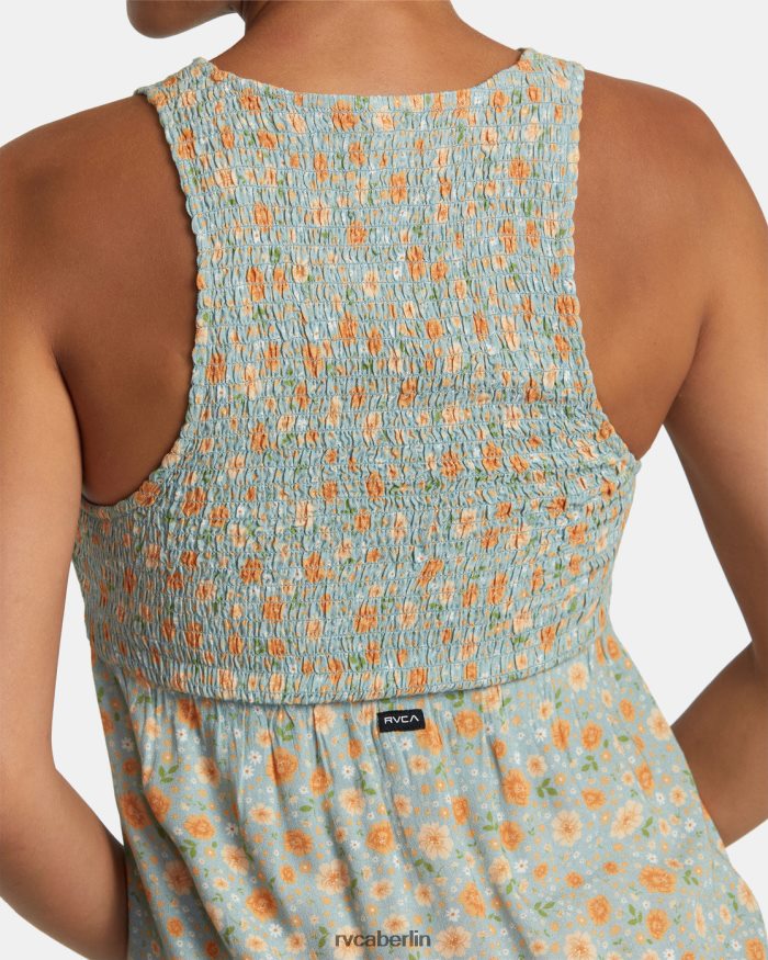 RVCA Trigger-Minikleid BF4L8X1169 Kleidung Schiefer Frauen