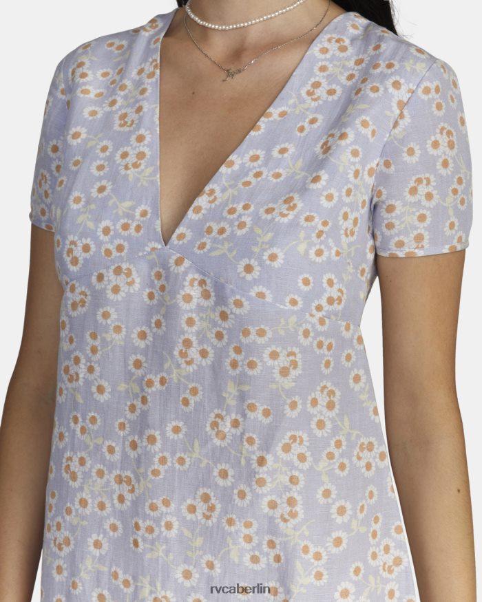 RVCA Veda Minikleid BF4L8X1559 Kleidung kosmischer Himmel Frauen
