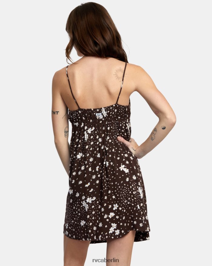 RVCA Überstunden-Sonnenkleid BF4L8X1657 Kleidung Java Frauen