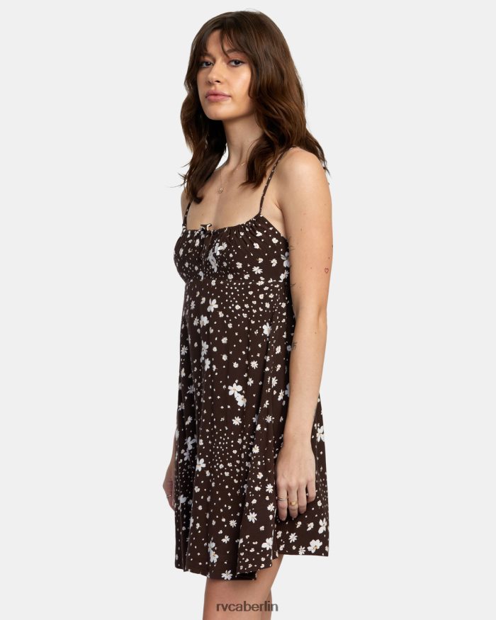 RVCA Überstunden-Sonnenkleid BF4L8X1657 Kleidung Java Frauen