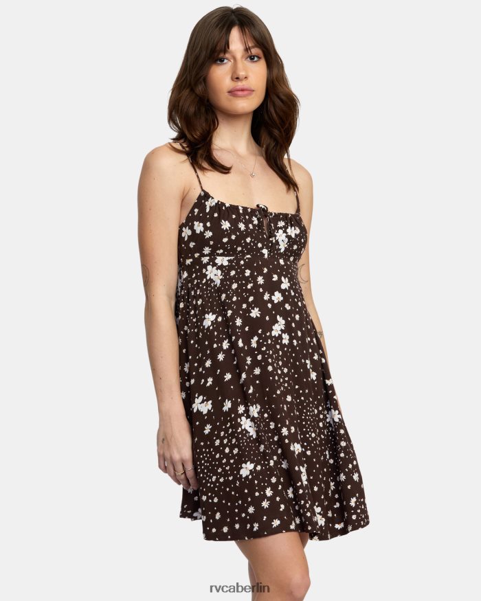 RVCA Überstunden-Sonnenkleid BF4L8X1657 Kleidung Java Frauen