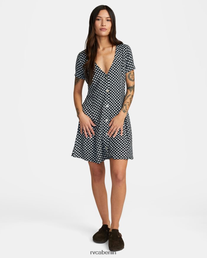 RVCA dezentes Minikleid BF4L8X1098 Kleidung Schwarz Frauen
