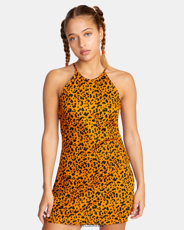 RVCA perfektes Stranger-Minikleid BF4L8X1454 Kleidung würzen Frauen