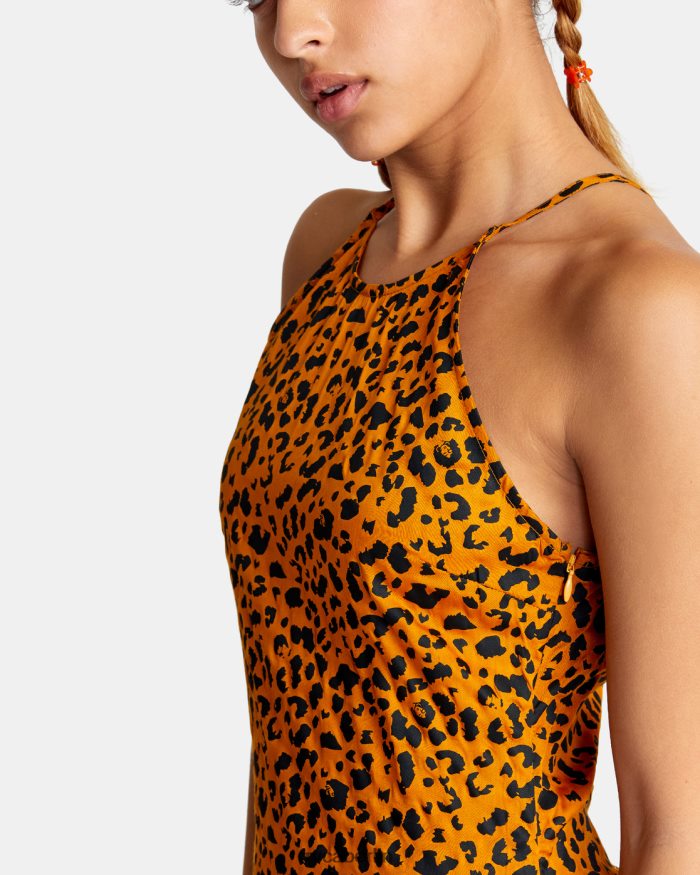 RVCA perfektes Stranger-Minikleid BF4L8X1454 Kleidung würzen Frauen