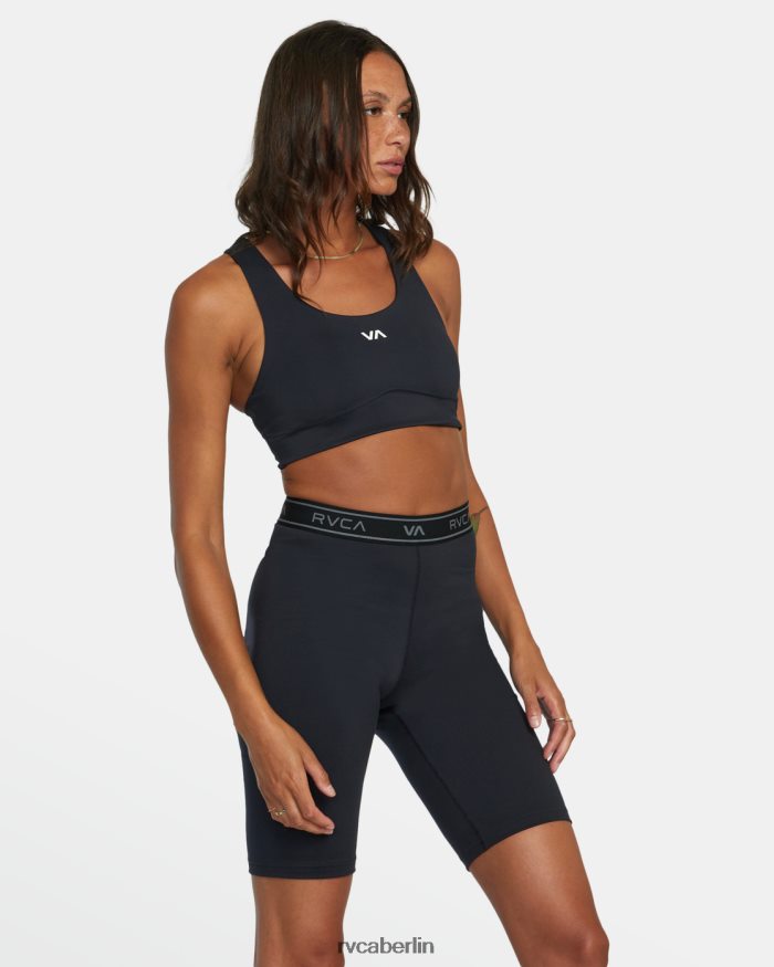RVCA Basis-Bikershorts 10,5 BF4L8X1279 Kleidung Schwarz Frauen