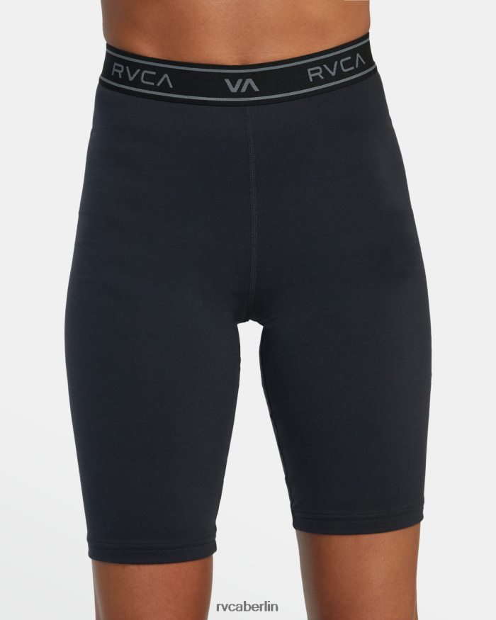 RVCA Basis-Bikershorts 10,5 BF4L8X1279 Kleidung Schwarz Frauen