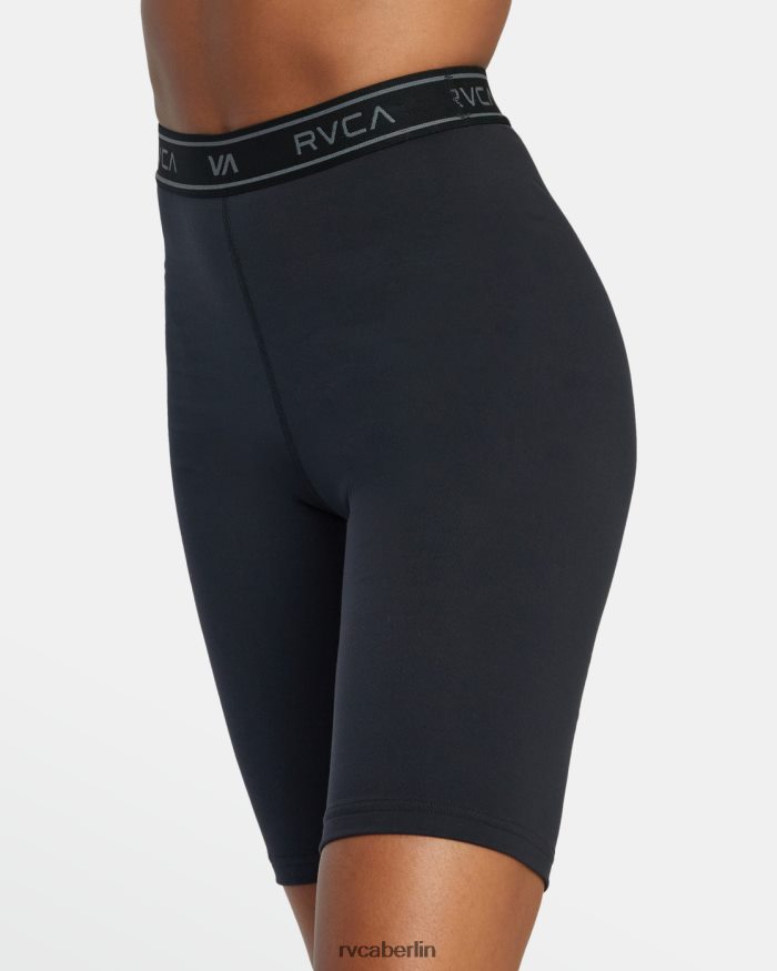 RVCA Basis-Bikershorts 10,5 BF4L8X1279 Kleidung Schwarz Frauen