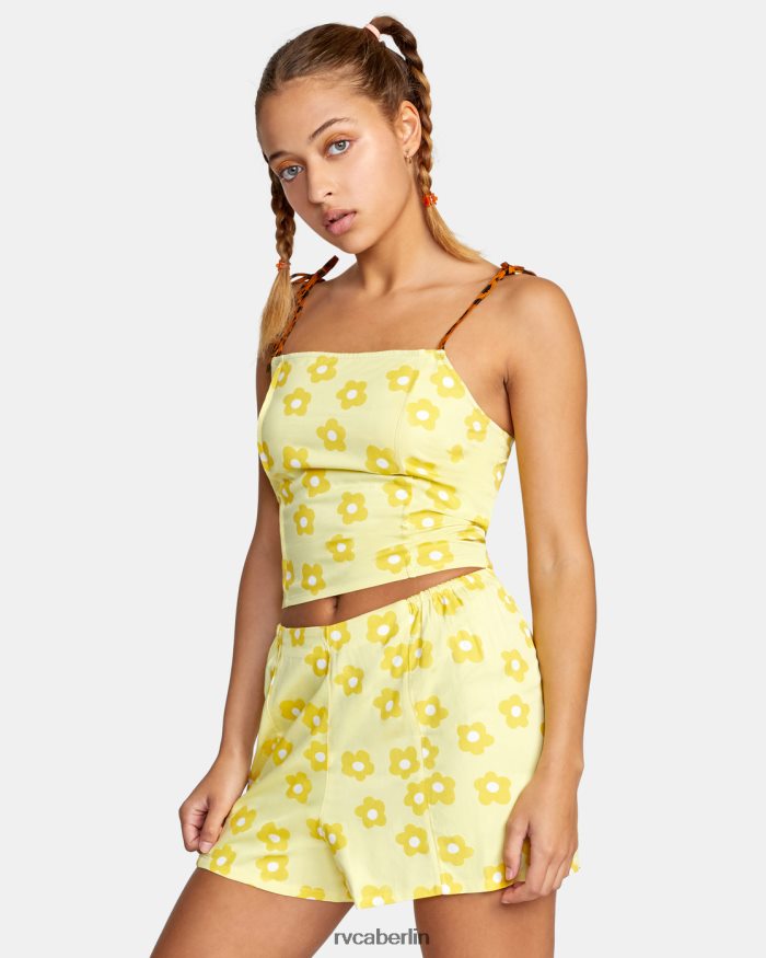 RVCA Daze-Shorts BF4L8X1460 Kleidung Ananas Frauen