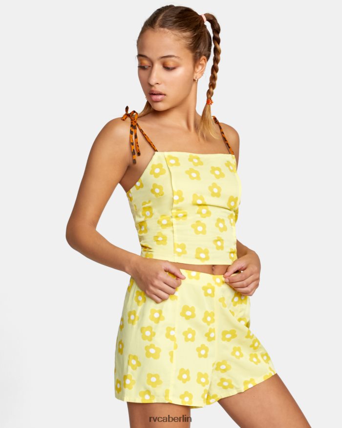 RVCA Daze-Shorts BF4L8X1460 Kleidung Ananas Frauen
