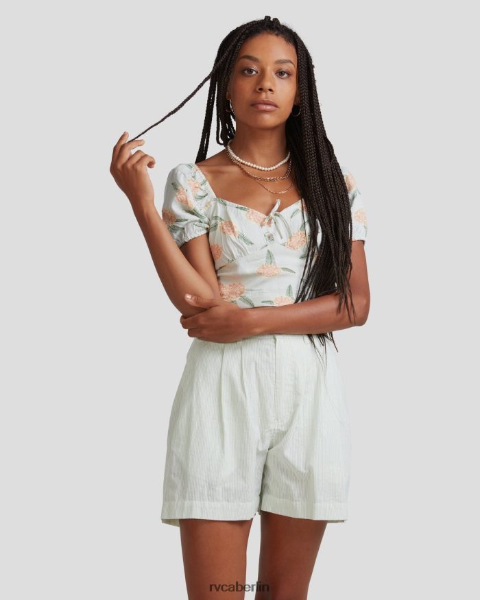 RVCA Kurze Shorts für den Yachtclub BF4L8X1555 Kleidung Pistazie Frauen