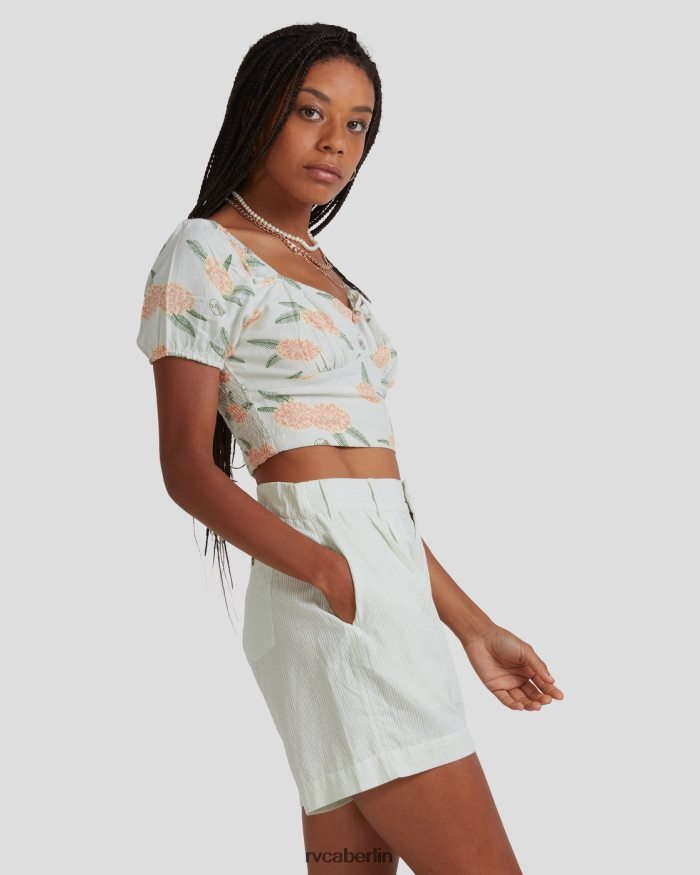 RVCA Kurze Shorts für den Yachtclub BF4L8X1555 Kleidung Pistazie Frauen