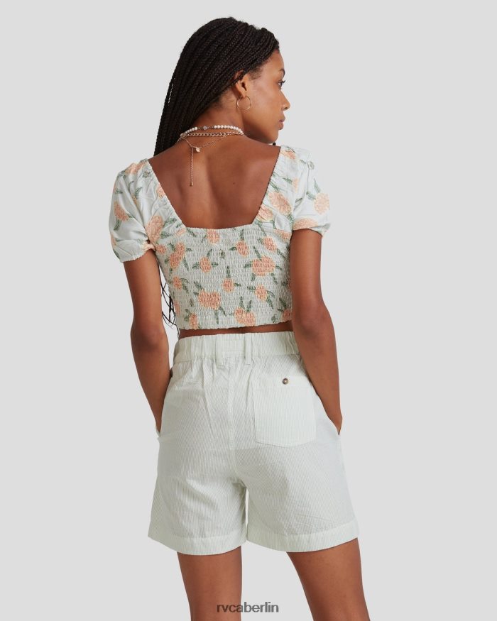 RVCA Kurze Shorts für den Yachtclub BF4L8X1555 Kleidung Pistazie Frauen