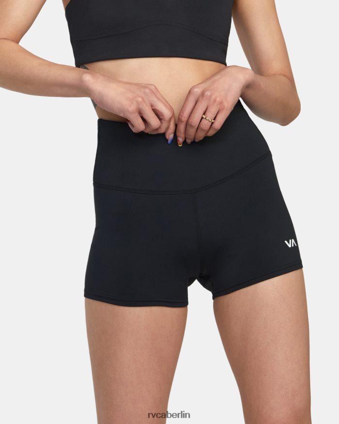 RVCA Kurze Trainingsshorts BF4L8X1278 Kleidung Schwarz Frauen