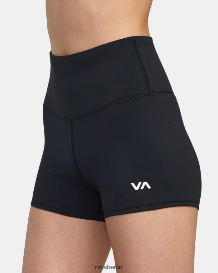 RVCA Kurze Trainingsshorts BF4L8X1278 Kleidung Schwarz Frauen