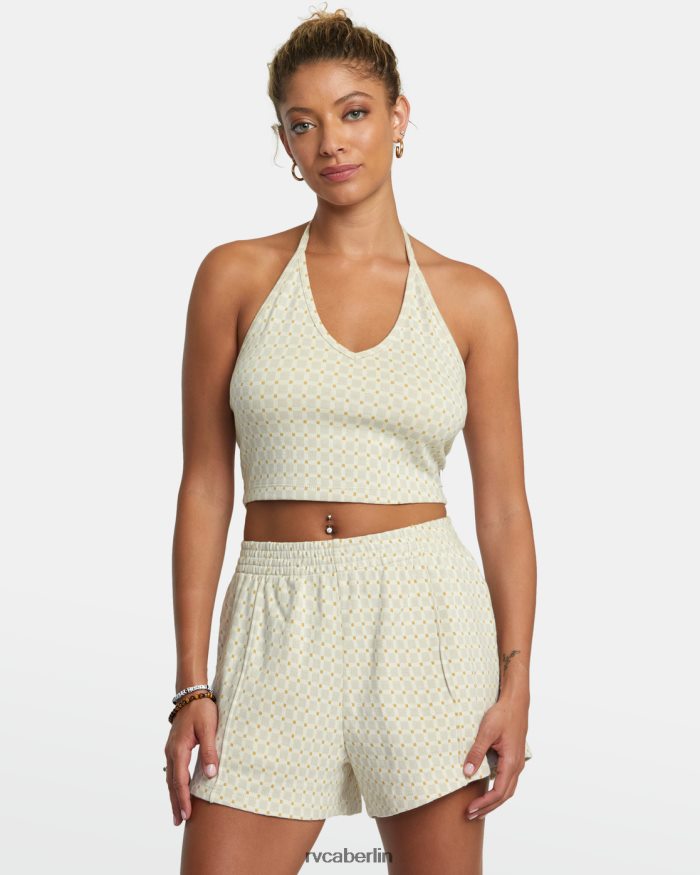 RVCA Marina elastische Shorts BF4L8X1120 Kleidung Wolke Frauen