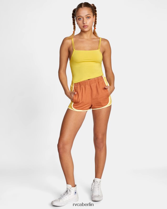 RVCA Rollshorts BF4L8X1457 Kleidung Bernstein Frauen