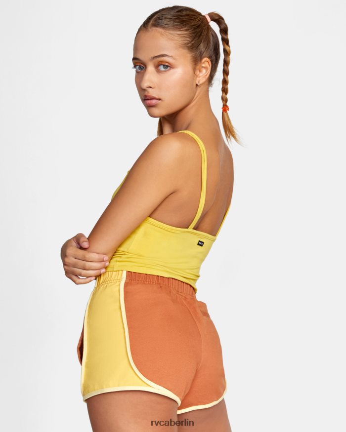 RVCA Rollshorts BF4L8X1457 Kleidung Bernstein Frauen