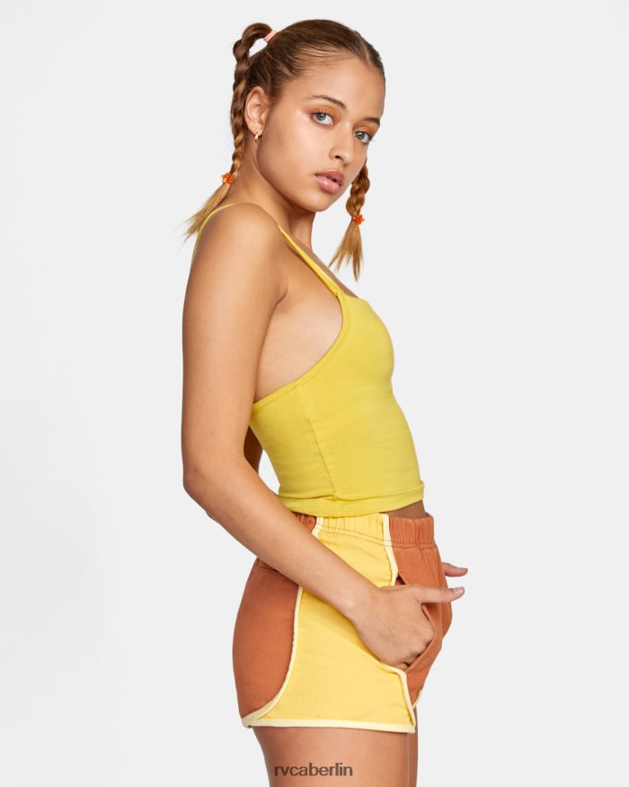 RVCA Rollshorts BF4L8X1457 Kleidung Bernstein Frauen