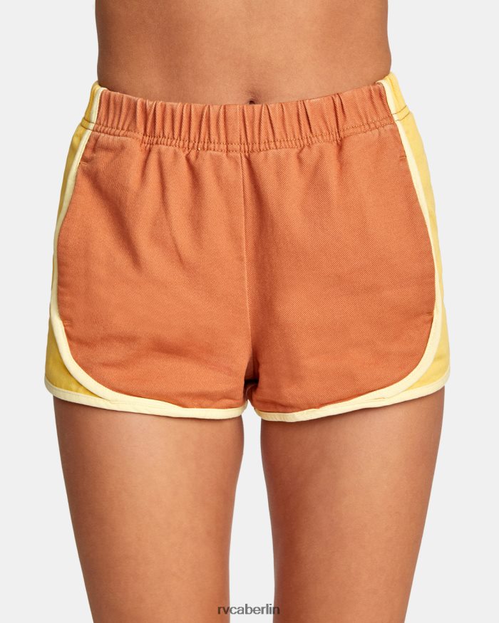 RVCA Rollshorts BF4L8X1457 Kleidung Bernstein Frauen