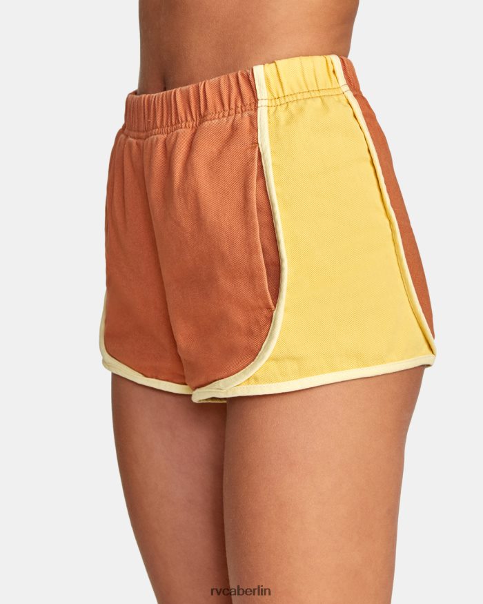 RVCA Rollshorts BF4L8X1457 Kleidung Bernstein Frauen