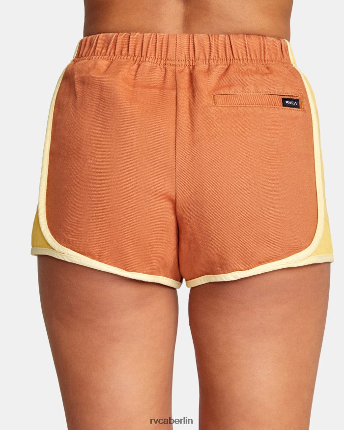 RVCA Rollshorts BF4L8X1457 Kleidung Bernstein Frauen
