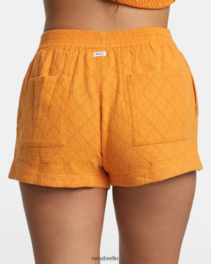 RVCA Sawyer-Webshorts BF4L8X1113 Kleidung Mandarine Frauen