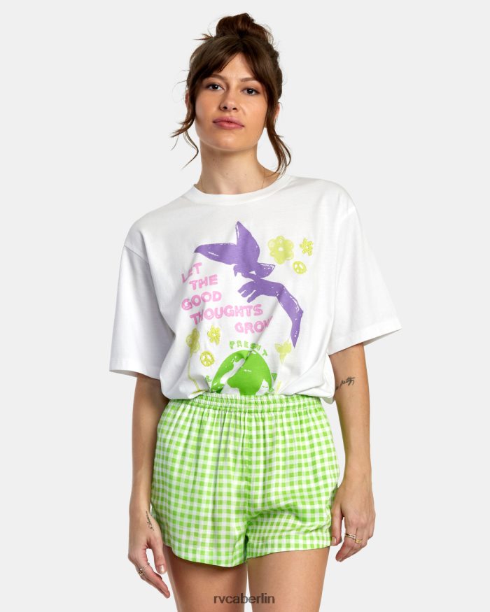 RVCA Sawyer-Webshorts BF4L8X1363 Kleidung grüner Blitz Frauen
