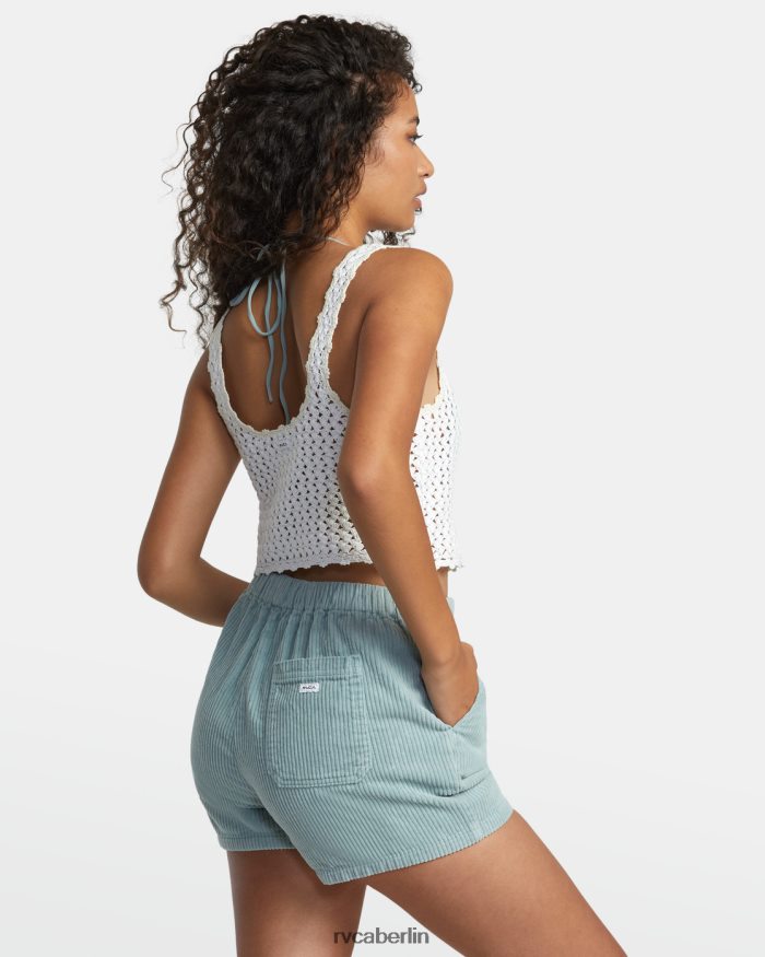 RVCA Tageslicht-Cordshorts BF4L8X1200 Kleidung Schiefer Frauen