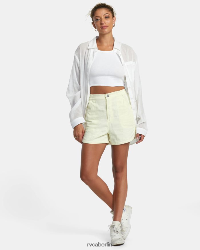 RVCA Venice Canvas Canvas-Shorts BF4L8X1188 Kleidung natürlich Frauen