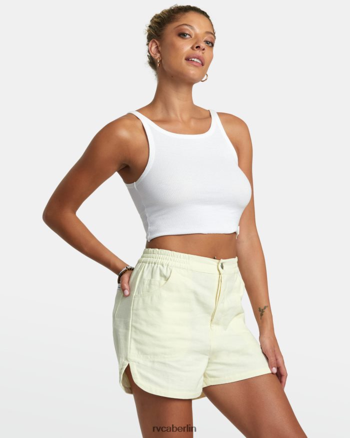 RVCA Venice Canvas Canvas-Shorts BF4L8X1188 Kleidung natürlich Frauen
