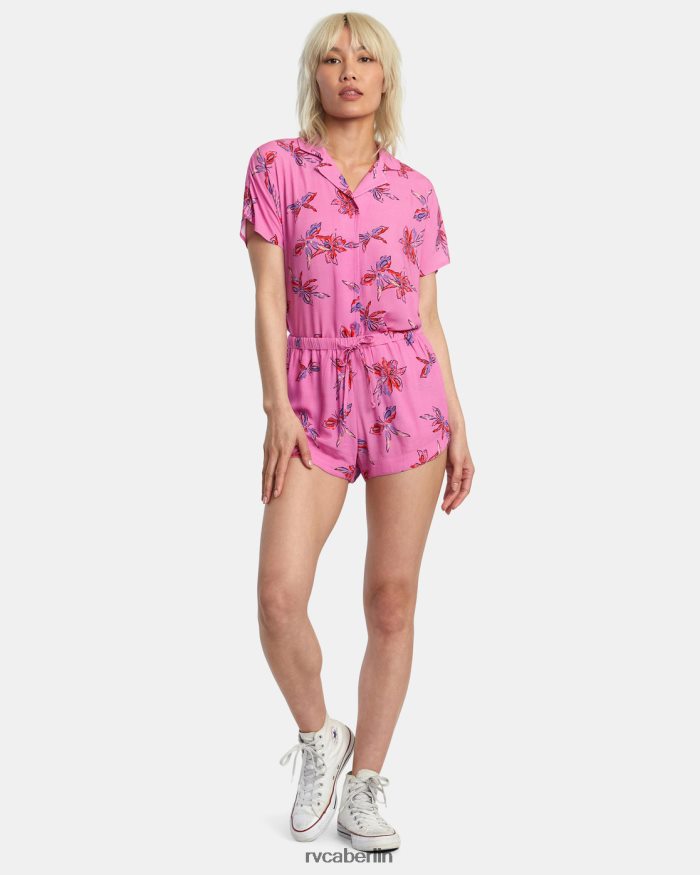 RVCA neue Yume Öko-Viskose-Shorts BF4L8X1371 Kleidung Alpenveilchen Frauen