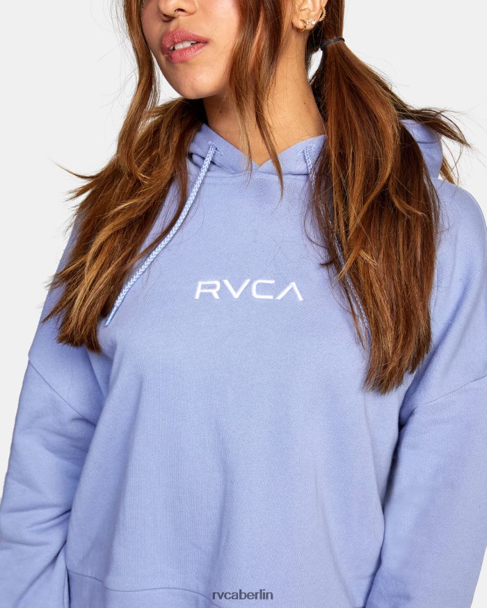 RVCA Kleiner Venedig-Kapuzenpullover BF4L8X1702 Kleidung grau lila Frauen