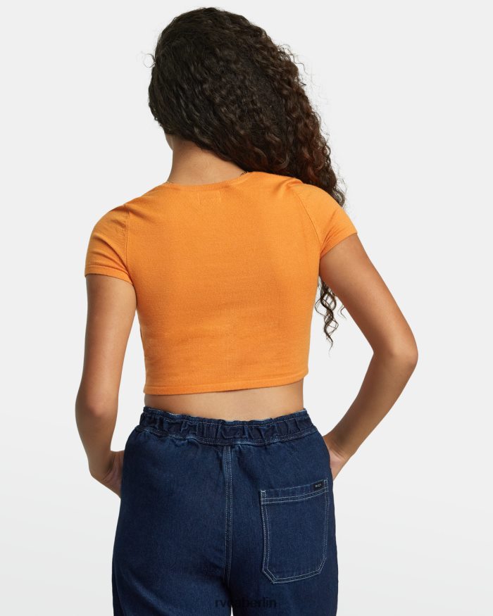 RVCA Jahrzehnte Pullover BF4L8X1118 Kleidung Mandarine Frauen