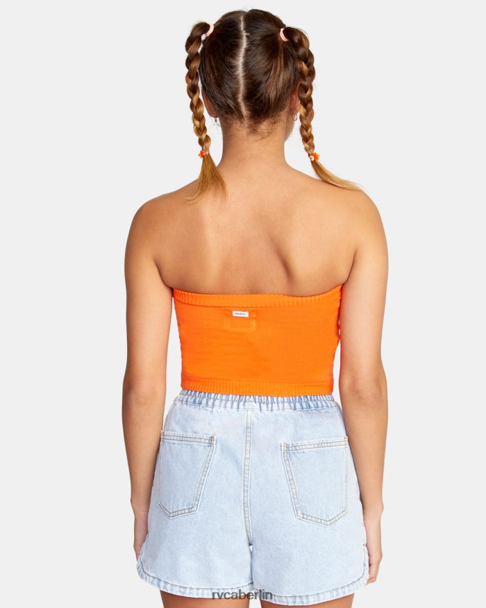 RVCA Motive Tube Top BF4L8X1483 Kleidung Mandarin Frauen