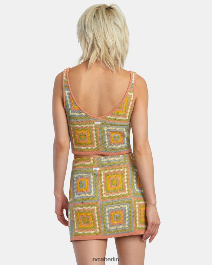 RVCA Pullover-Oberteil „Shadow Box“. BF4L8X1413 Kleidung Guave Frauen