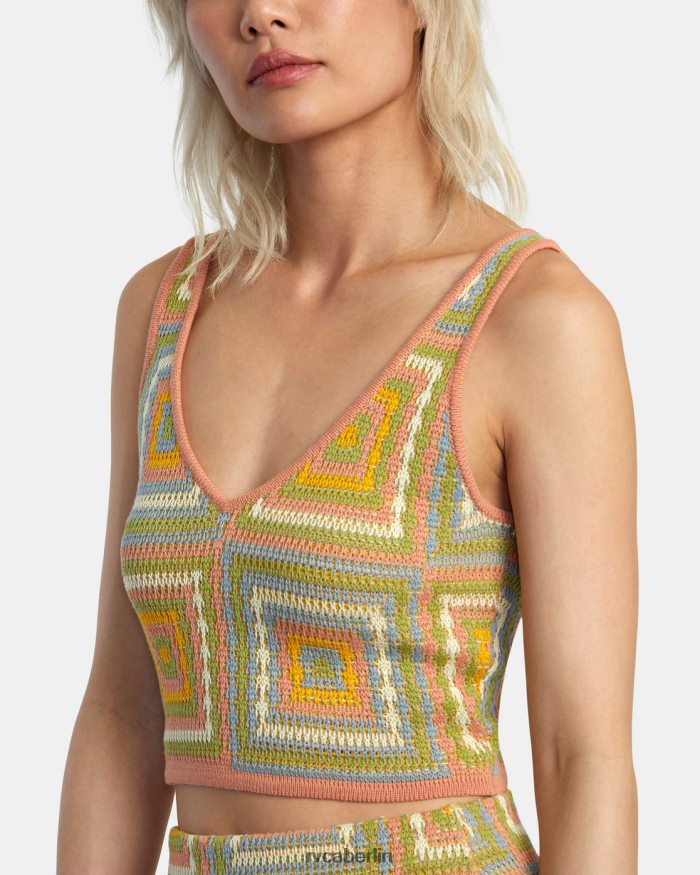 RVCA Pullover-Oberteil „Shadow Box“. BF4L8X1413 Kleidung Guave Frauen