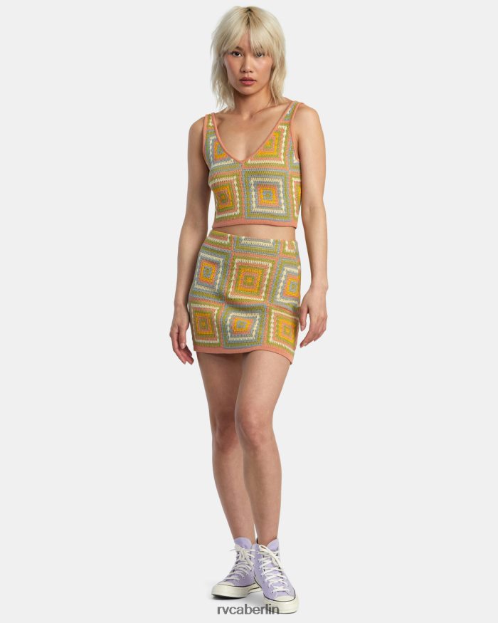 RVCA Pullover-Oberteil „Shadow Box“. BF4L8X1413 Kleidung Guave Frauen