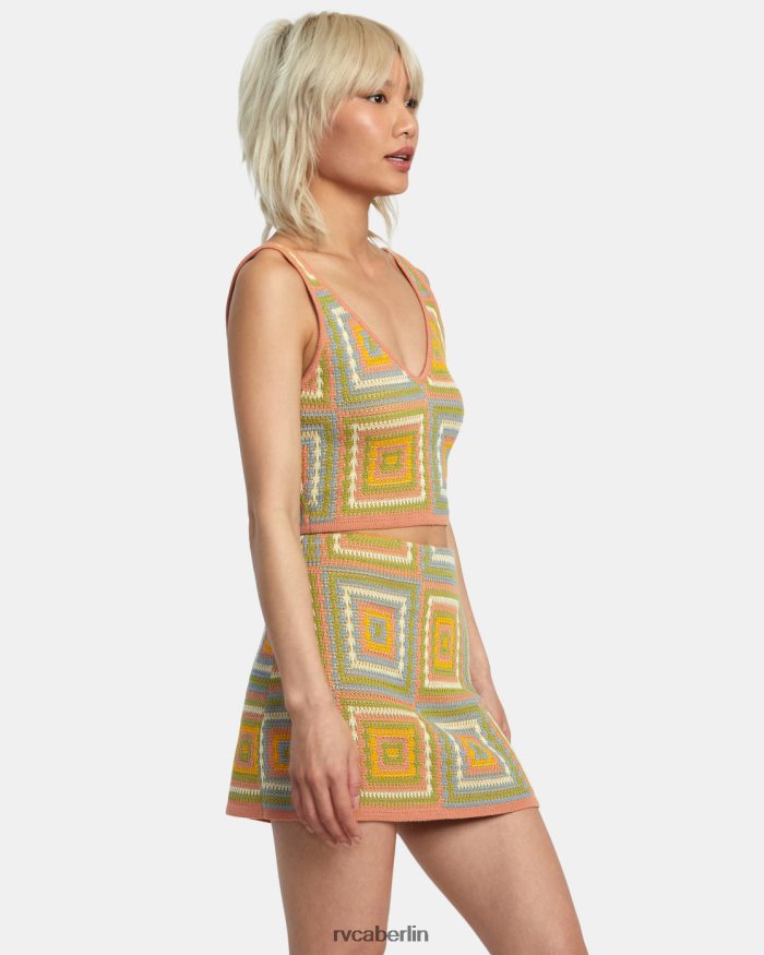 RVCA Pullover-Oberteil „Shadow Box“. BF4L8X1413 Kleidung Guave Frauen