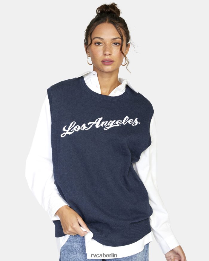 RVCA Pulloverweste aus der Heimatstadt BF4L8X1576 Kleidung stimmungsvolles Blau Frauen